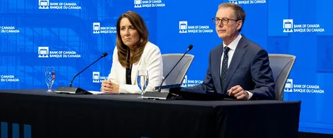 Senior Deputy Governor Carolyn Rogers and Governor Tiff Macklem at the Bank of Canada's June 2026 press conference