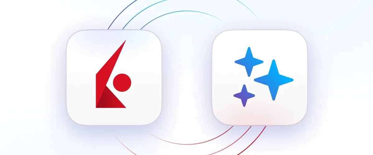 Interactive Brokers and AI symbols connected by curved lines.
